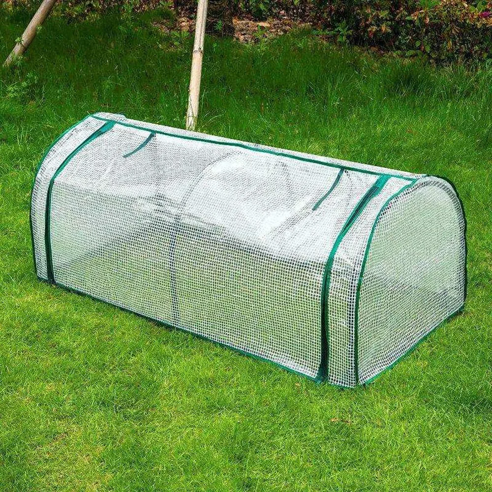 Transparent Mini Plant Greenhouse Waterproof Plastic Insulation Cover Bird-proof Efficient Protect Plant Protection Cover