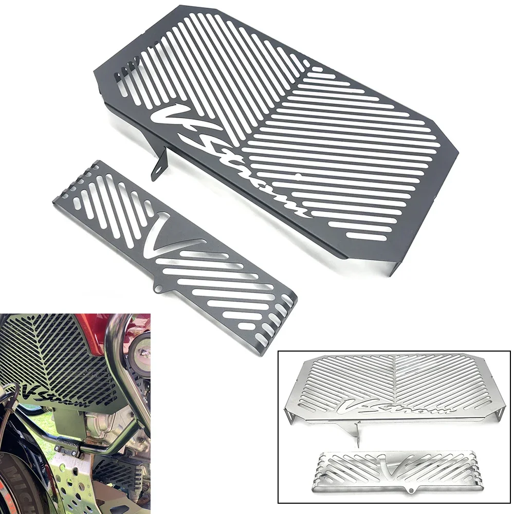 

For SUZUKI V-STROM Motorcycle Radiator Guard VSTROM DL 650 DL650 2004-2010 Grille Cover Protector Cooler Protection Accessories