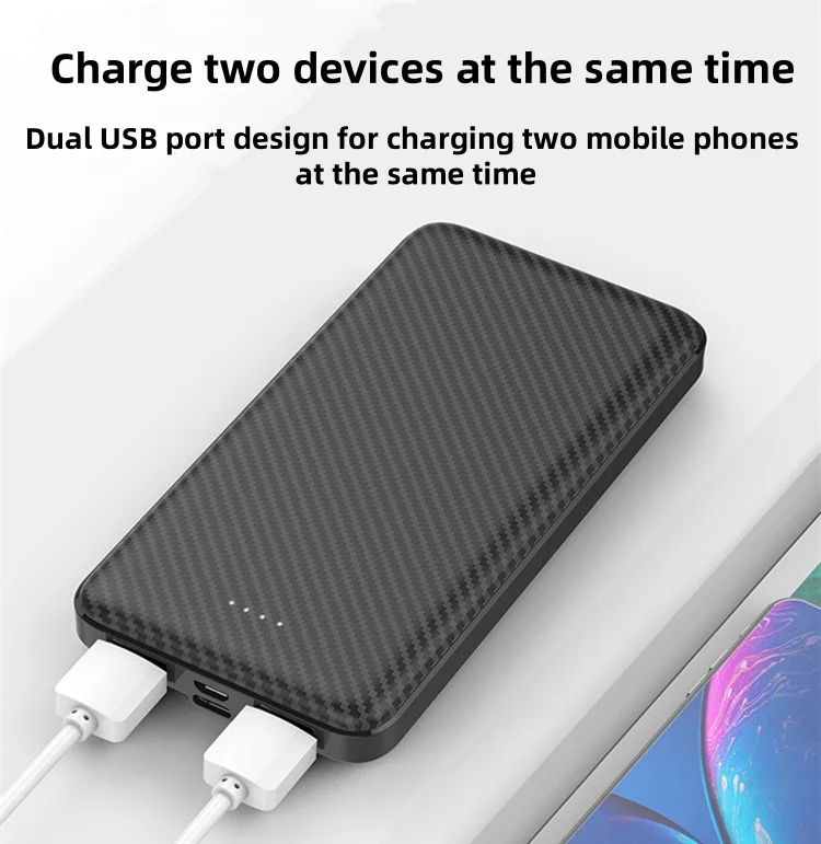 10000mAh Power Bank 5V/2.1A Micro/Type-C Fast Charging External Battery Pack For Heating Vest Jacket Scarf Socks Glove Equipment
