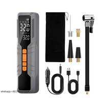4000mah Cordless Bike Dc 12v Car Portable air Compressor Wireless Powerbank Tire Inflator High 150 psi Pum Pump for Bicycle