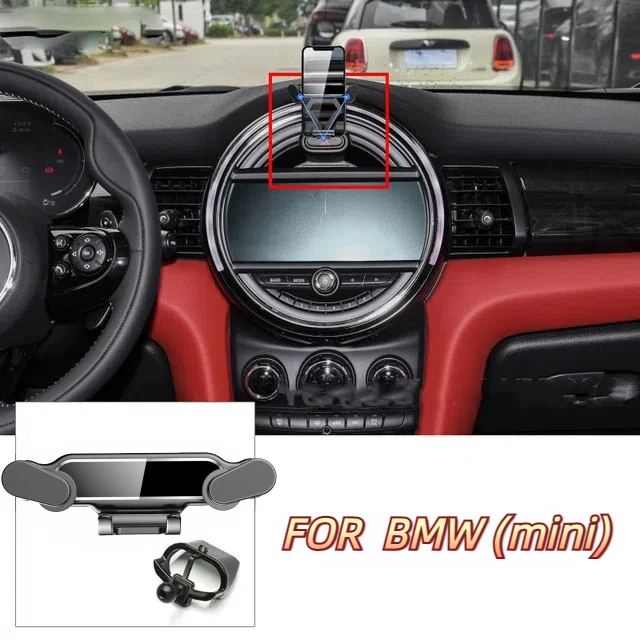 Gravity Car Mobile Phone Holder For MINI Cooper Countryman F60 F56 One F54 F55 Air Outlet Mount GPS Support Stand Accessories