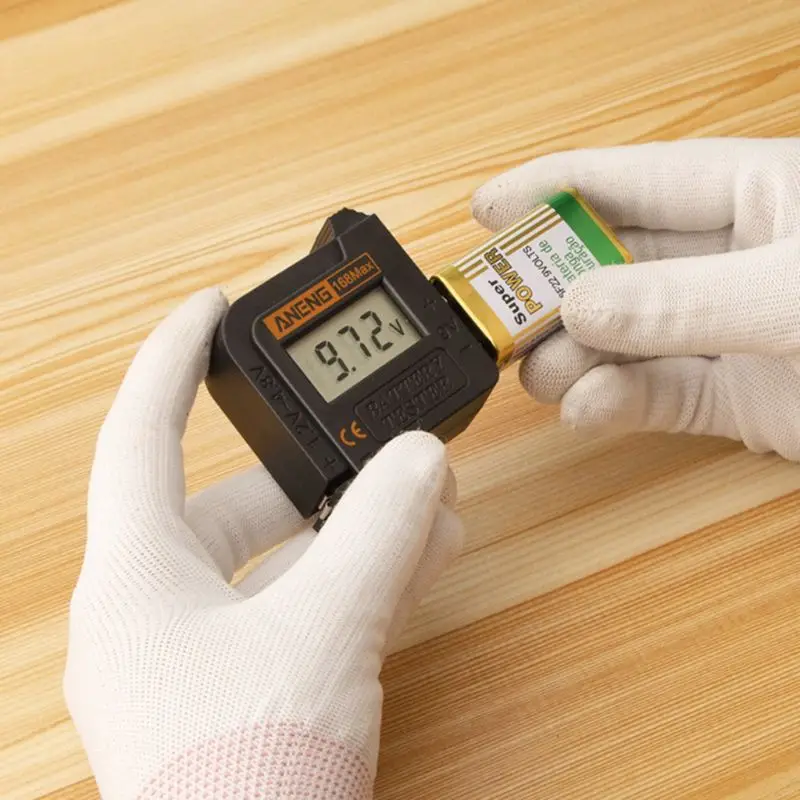 Skuteczny kontroler testu baterii 168Max cyfrowy tester baterii litowej dla AA AAA Drop Shipping