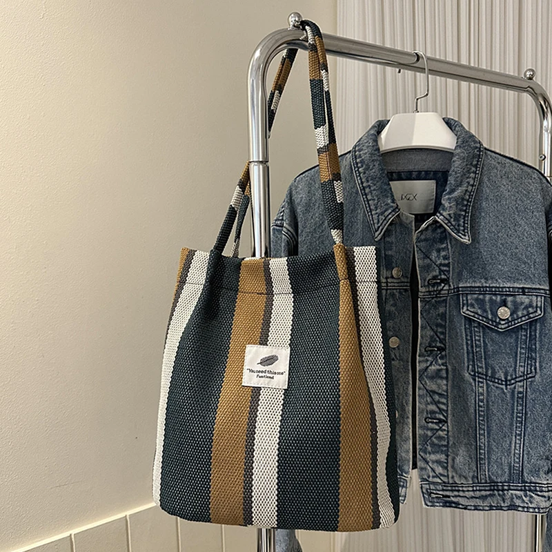 New Casual Large Capacity Handbag Totes For Women Big Size Checkered Handheld Single Shoulder Large Capacity Tote Women\'s Bag