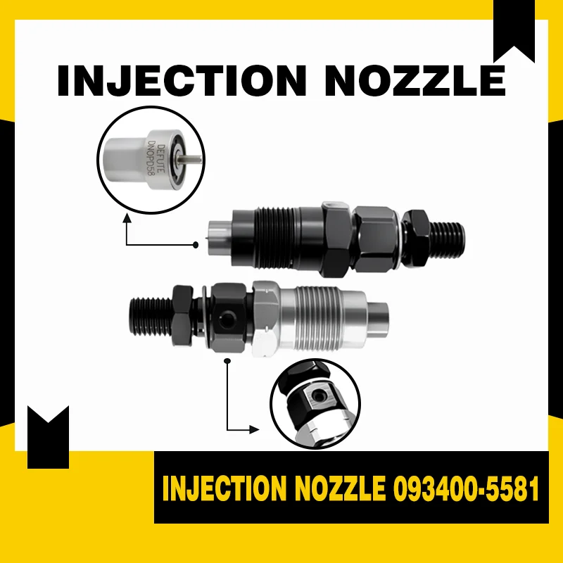093400-5581 Inyector PD para motor diésel con boquilla DN0PD58 para T0Y0TA 2C/1C-L/1C Traka 2.5T D4BH 4D56 Motor Chaochai QD32 QD80