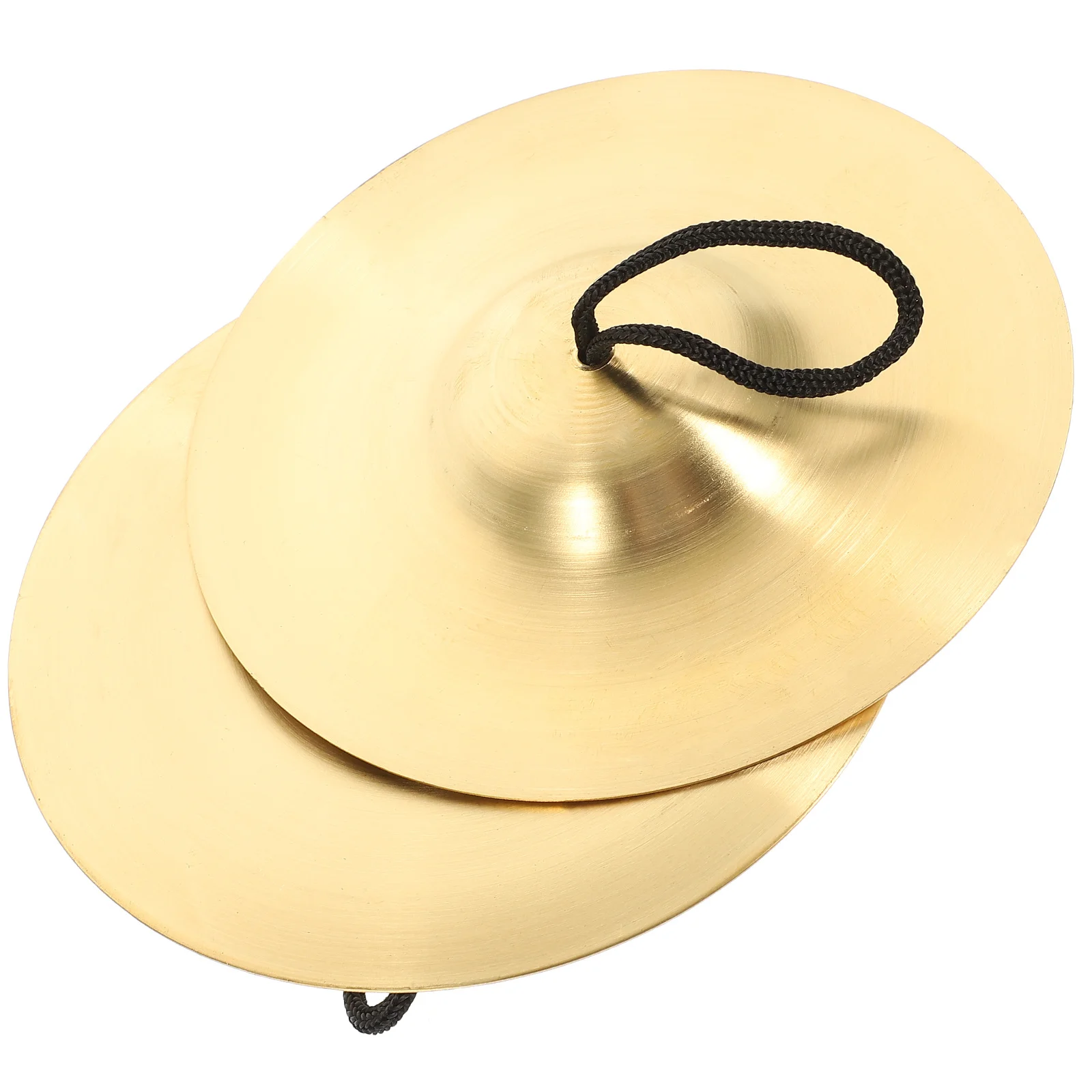 

1 Pair Finger Cymbals Copper Cloth Clear Sound Mini Percussion Instrument For Music Training Dance Party Belly