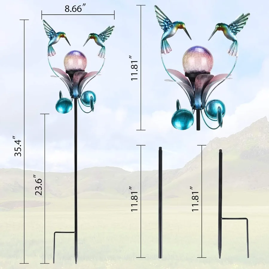 أضواء الشمسية في الهواء الطلق حديقة معدنية حصة مقاوم للماء فرقعة زجاج غلوب حديقة ديكور لمسار الحديقة فناء ساحة مع EnergyEffi #5