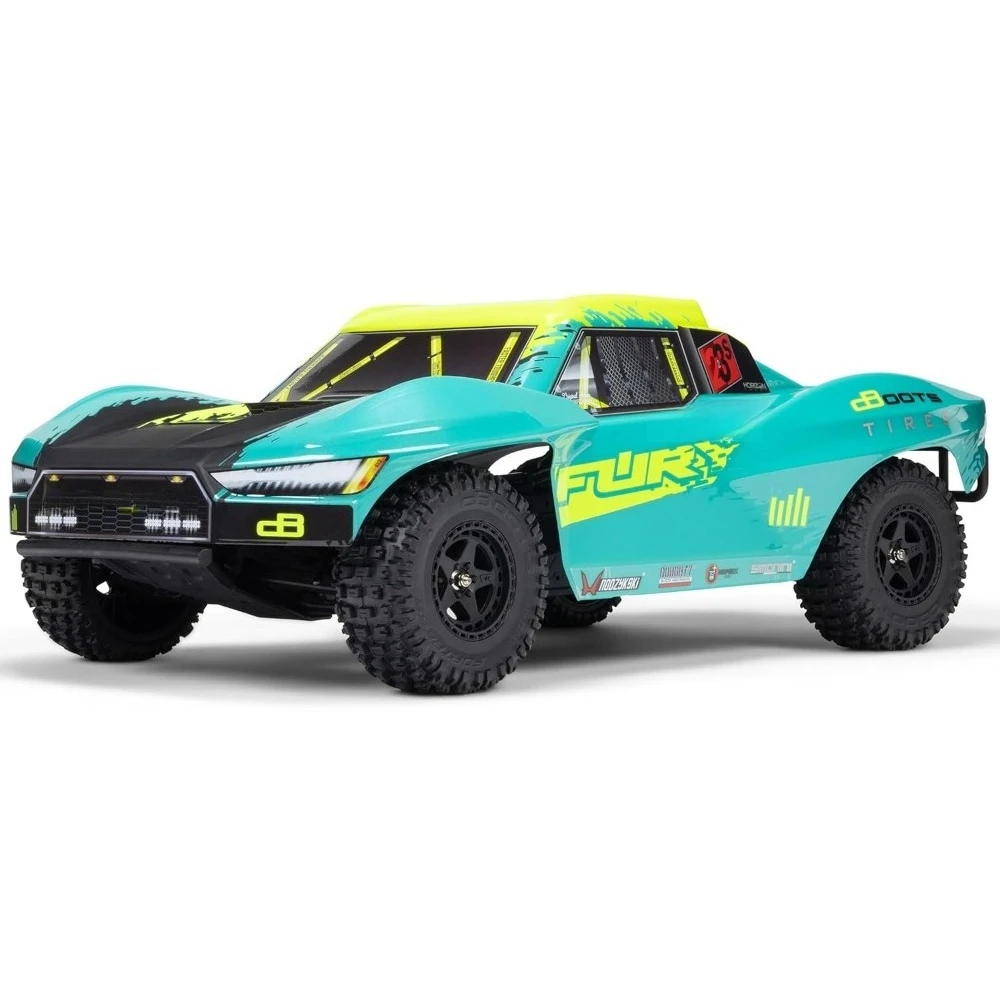 

1/10 Scale Fury 2WD BLX Brushless Short Course RC Truck RTR Green Ready to Run
