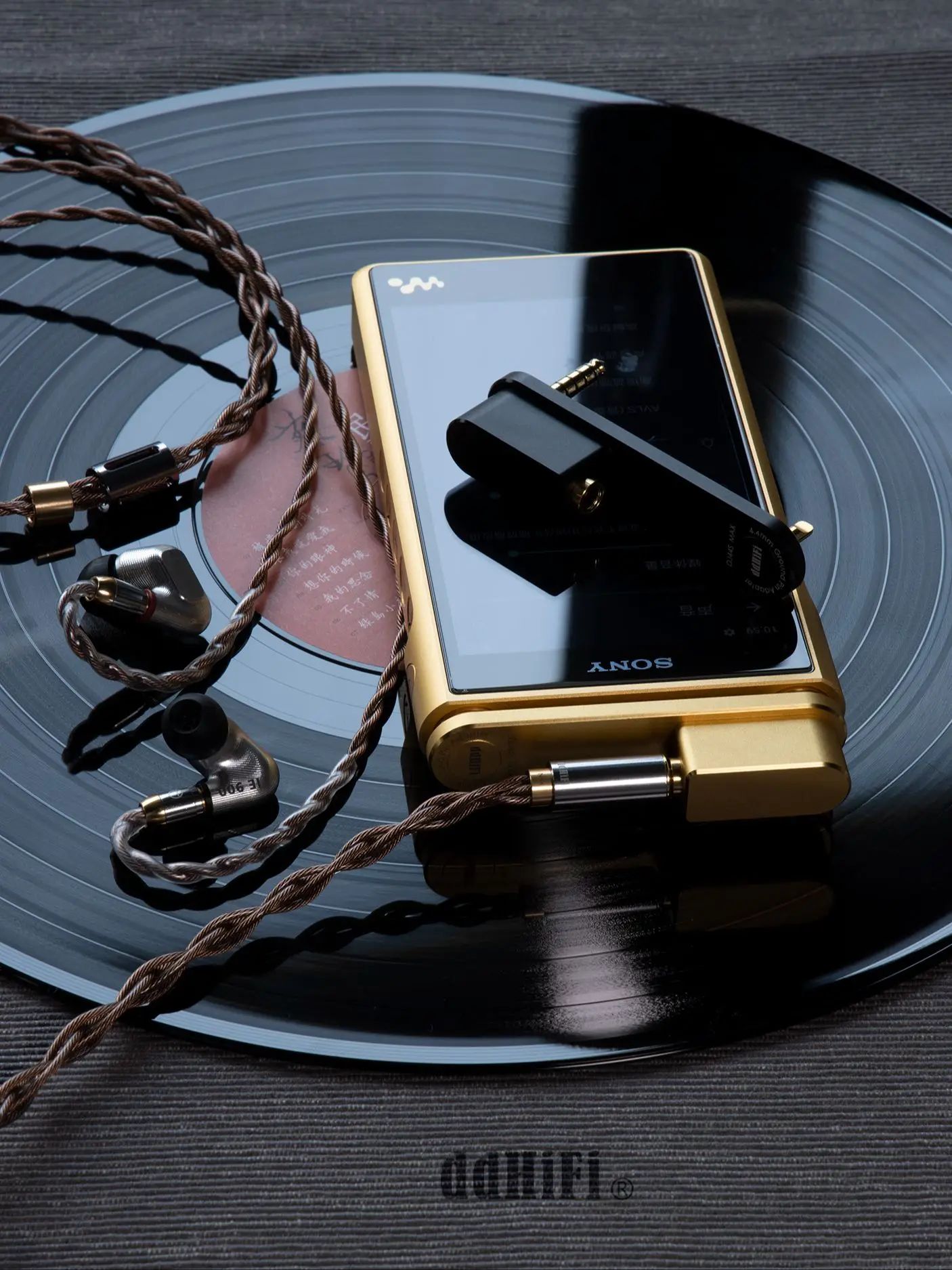 DD DdHiFi DJ44S MAX Ground Pin อะแดปเตอร์,ออกแบบมาเฉพาะสำหรับ SONY NW-WM1AM2และ NW-WM1ZM2 Premium เครื่องเล่นเพลง