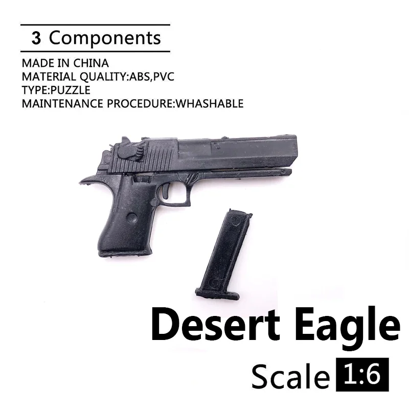 1/6 Desert Eagle 4D Gun Model For 12