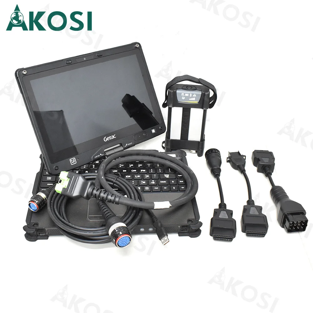 ل VOCOM II VOCOM2 VCADS 88894000 لأداة تشخيص حفارة الشاحنة EURO6 V2.8 PTT أداة تقنية متميزة مع كمبيوتر محمول Getac V100 #4