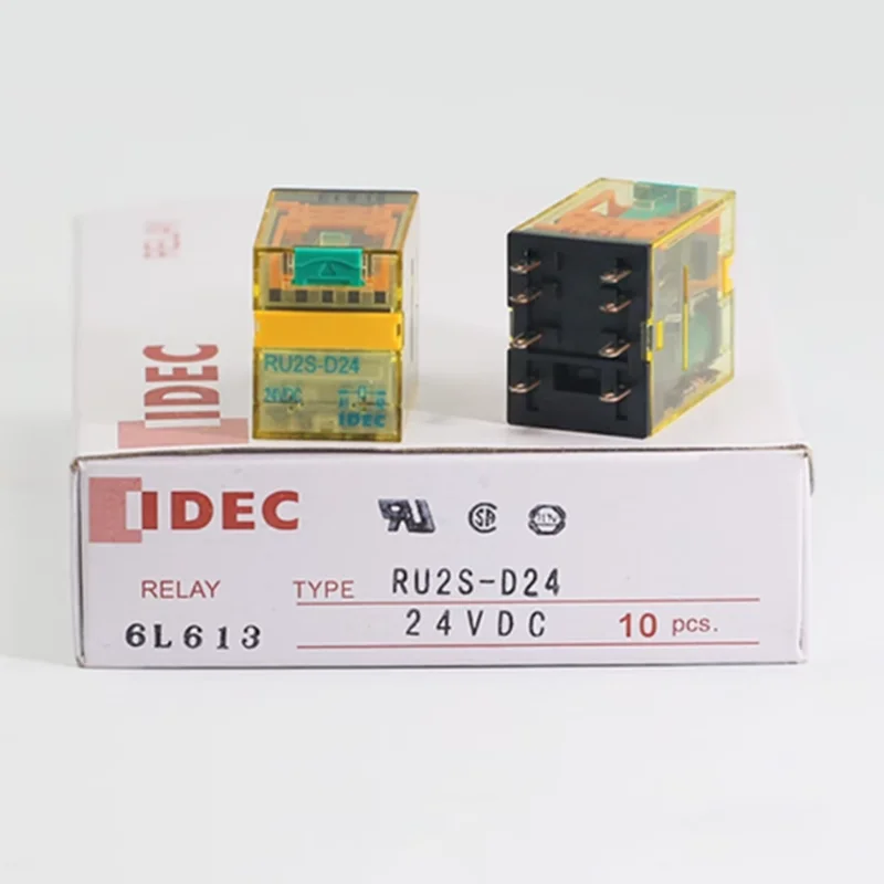 RU2S-D24 IDEC Relay + base RU4S-D24 RU2S RU4S A24 A110 A220 D12 D24 D110 SN2S-05D SN4S-05D
