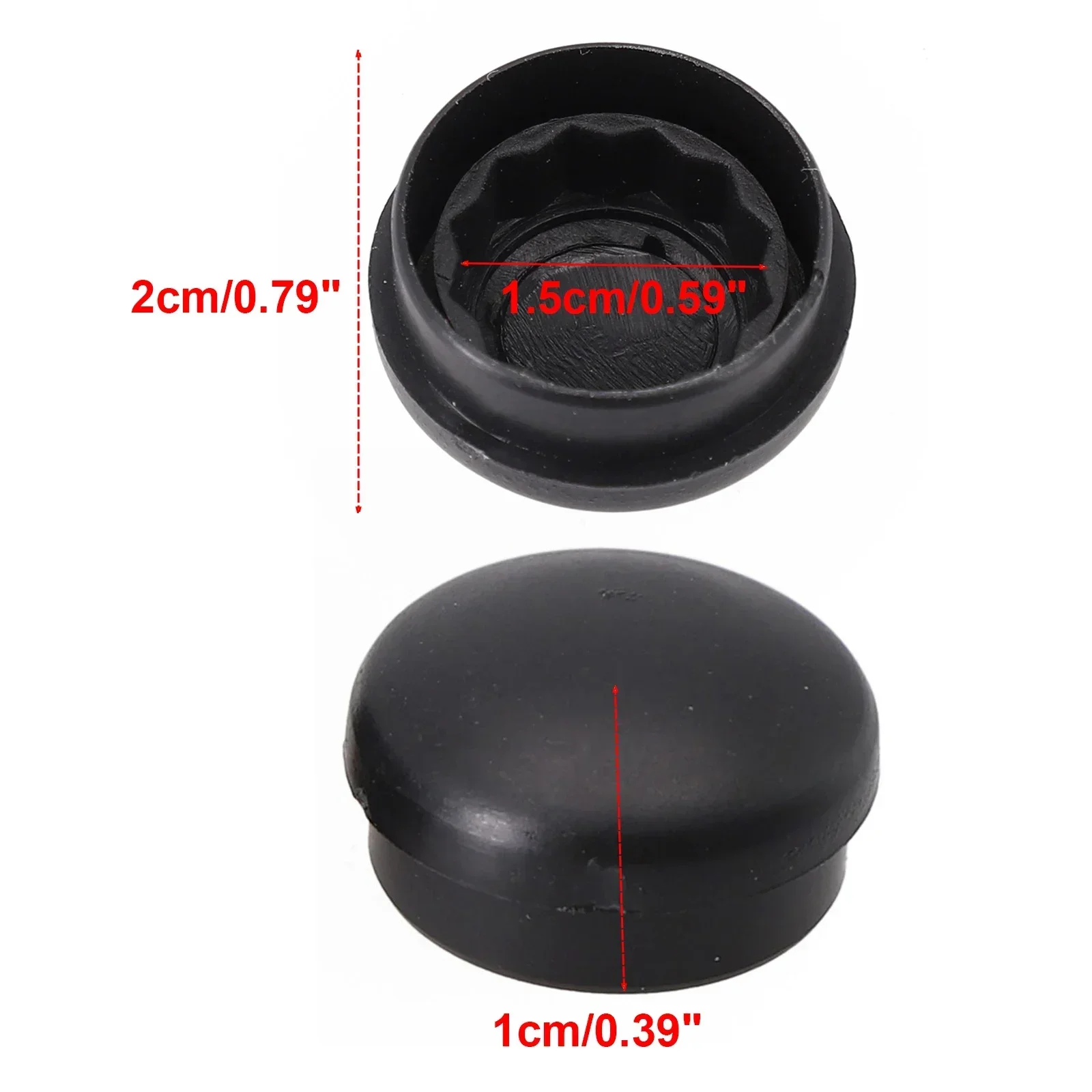 2Pcs Car Front Windshield Wiper Arms Nut Cap Cover Bolt Fit For A1 A 3 A4 A5 A6 Q3 Q5 Fit 13mm Nuts Auto Replacement Parts