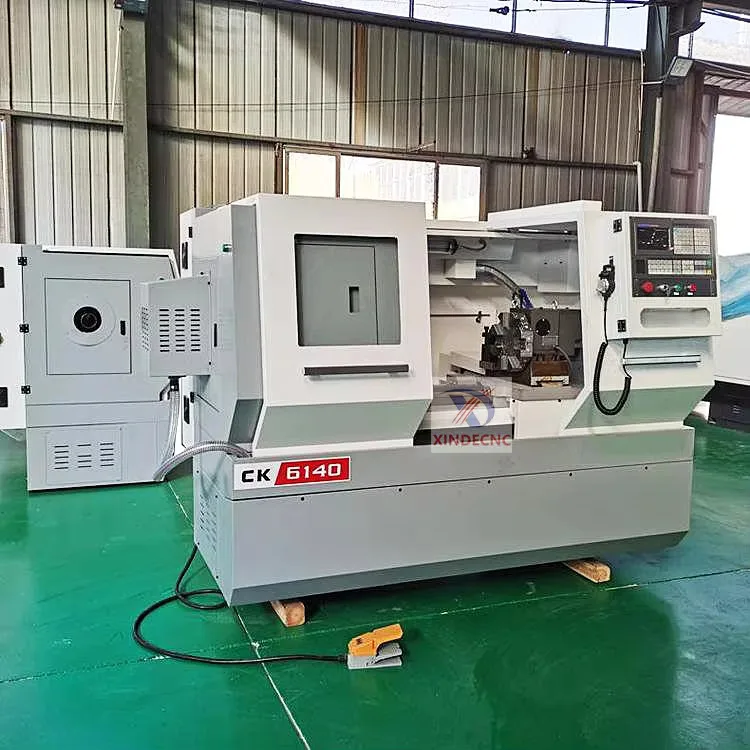 Made In China CK6140X750 Turning Center Flatbed Heavy Cutting CNC Metal Lathe Price