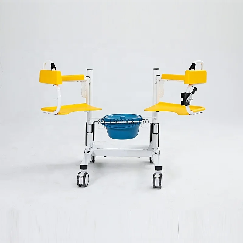 

Lifting Transfer Chair For Elderly And Disabled Hot Sale Wheelchair Toilet Commode Chair Electric Patient