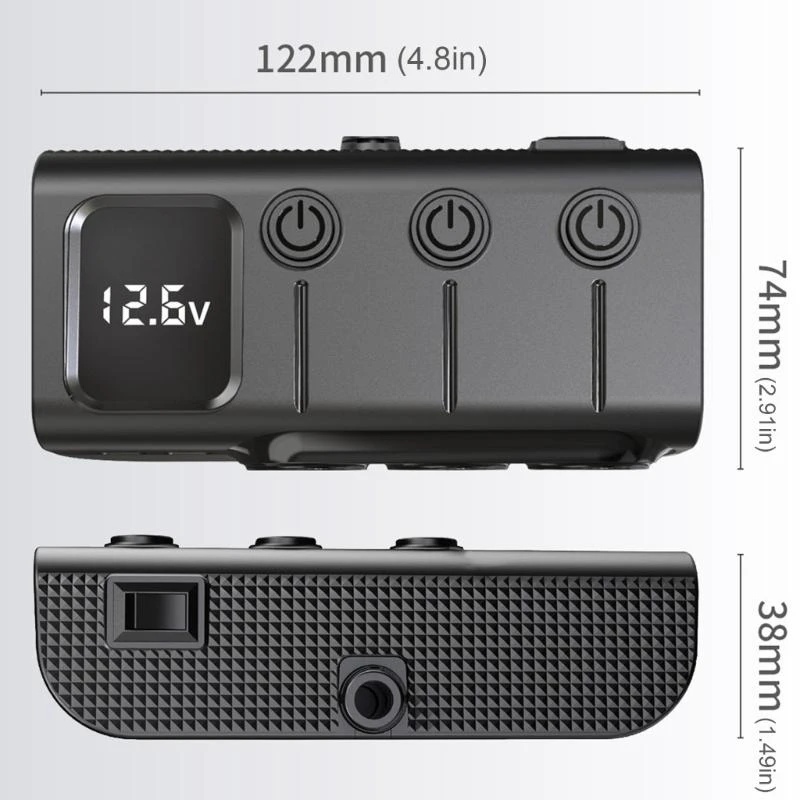 Adaptateur chargement léger des cigarettes avec 3 USB A 2 port USB C pour gadget