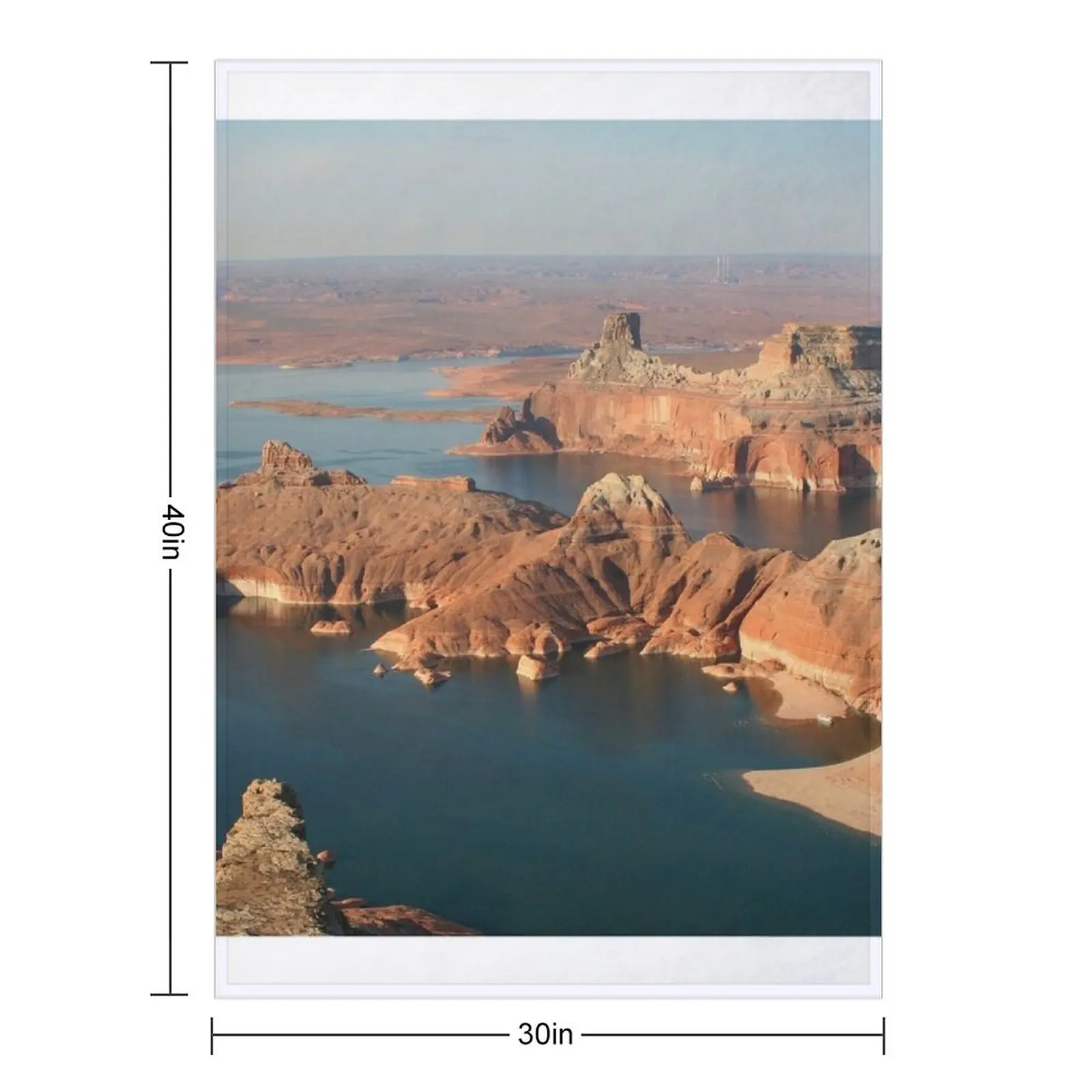 Lake Powell, Glen Canyon, early morning Throw Blanket Designers manga Sofas valentine gift ideas Softest Decoratives Blankets