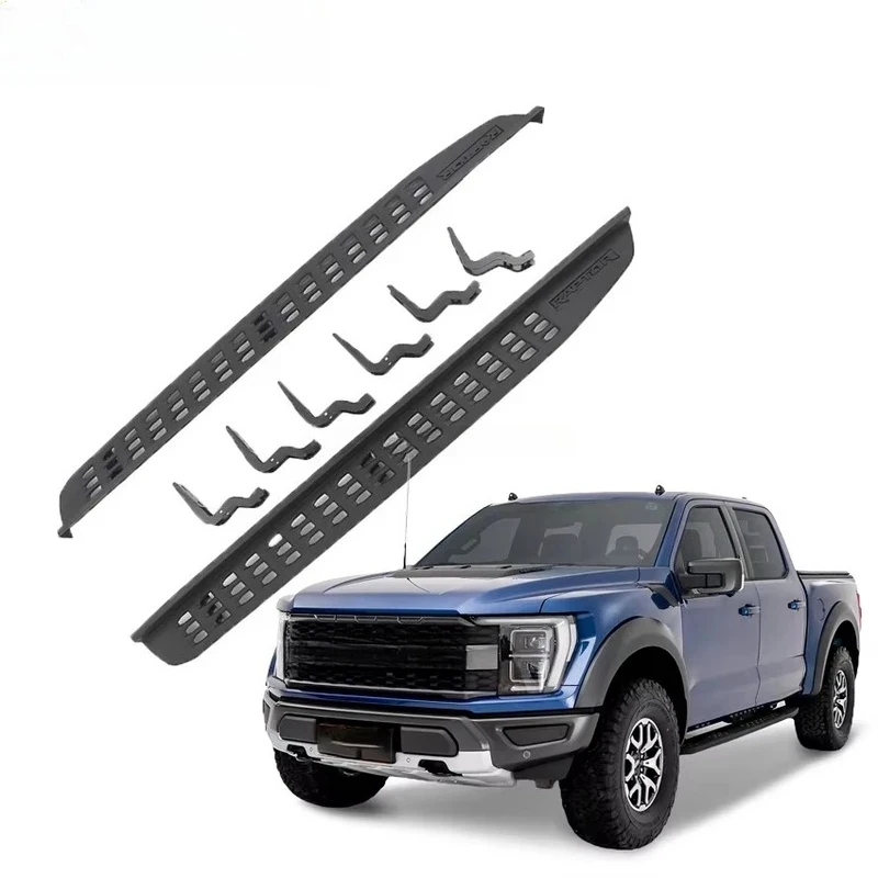 

Hot Selling High Quality Aluminum Alloy Non-Slip Fixed Side Step Running Board for F150 Pickup Truck Exterior Accessories