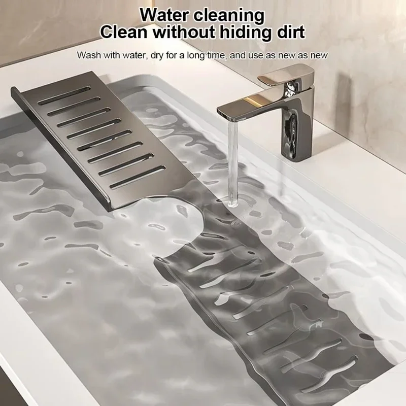 Bathroom Storage Rack Water Drainage Simple Faucet Storage Shelf Universal No-drill Bathroom Organizer Washstand Storage
