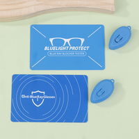 PVC Anti-Blue Light Test Card Test Light Glasses UV Test Accessories Reusable Blue Light Detection Card Generator Card