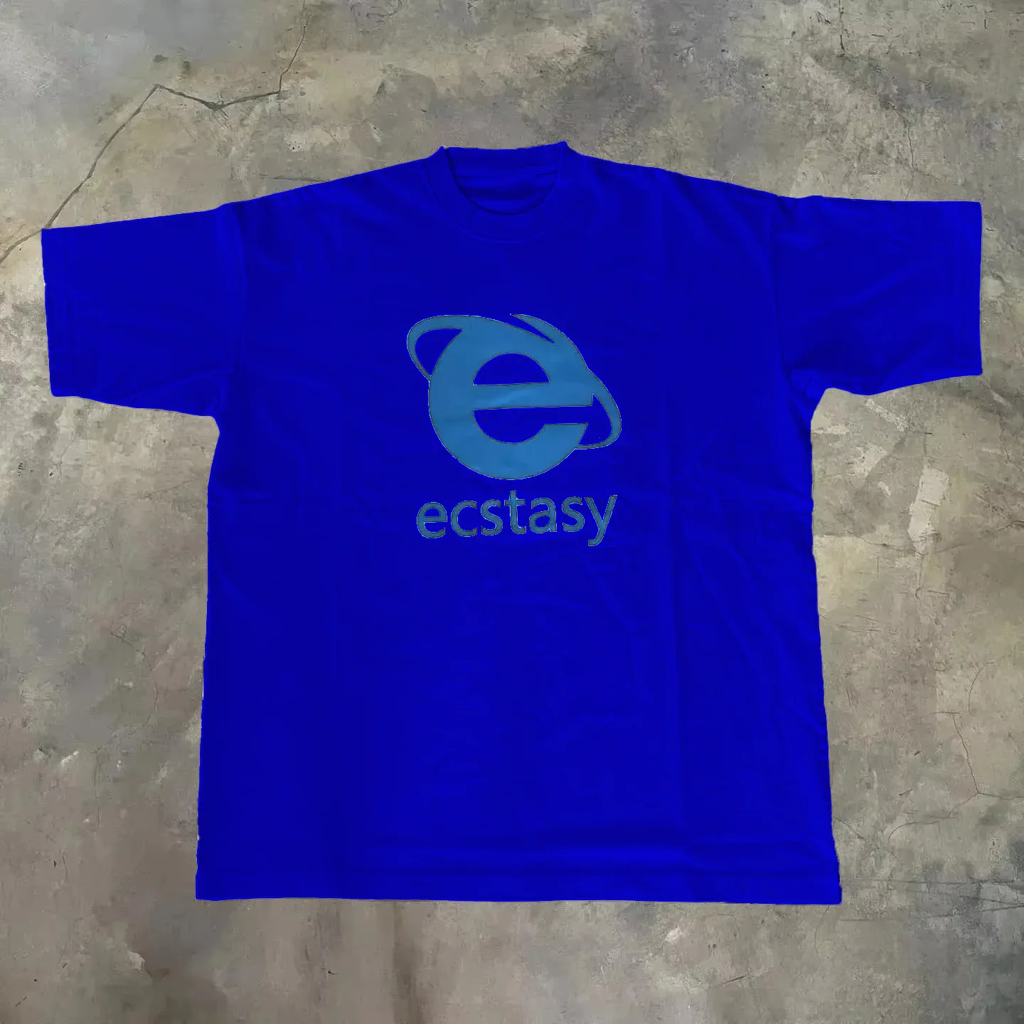 Streetwear Ecstasy New T Shirt Y2K Men's Harajuku White T-shirt Letter Pattern Printing Oversize Loose Short-sleeved Gothic Top image 5