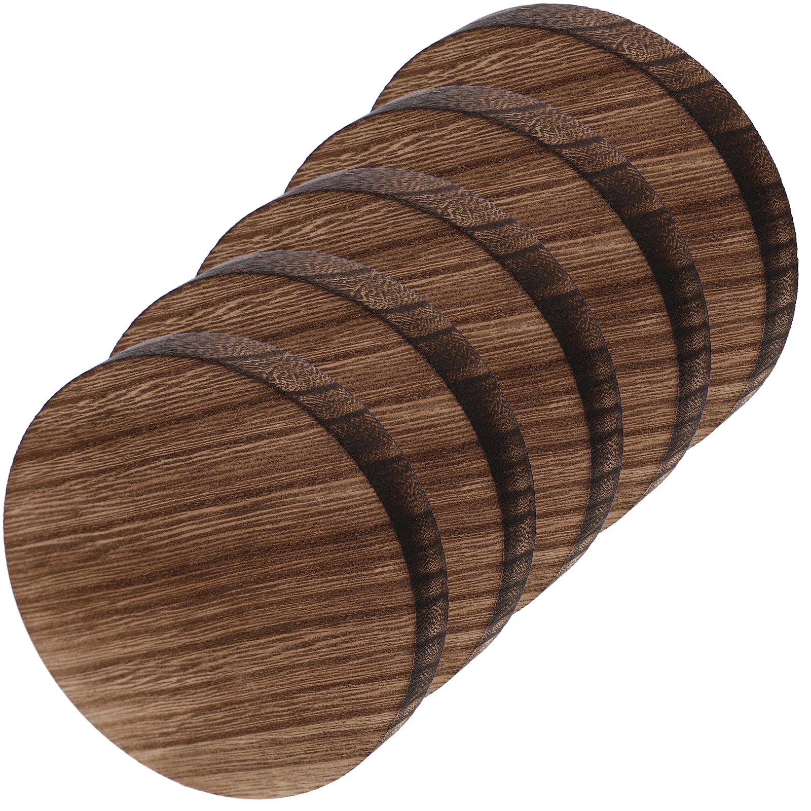 5 قطعة شرائح الخشب الطبيعي متعددة الوظائف لحامل عرض الحرف اليدوية والوقايات حامل عرض شرائح الخشب طويلة الأمد #5