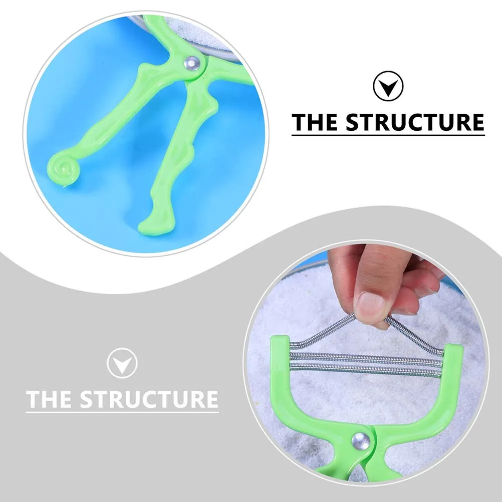 

1Set Manual Facial Hair Threaders Stainless Steel and ABS Handle Face Hair Remover Epilator Tool for Quick Root Removal Smooth
