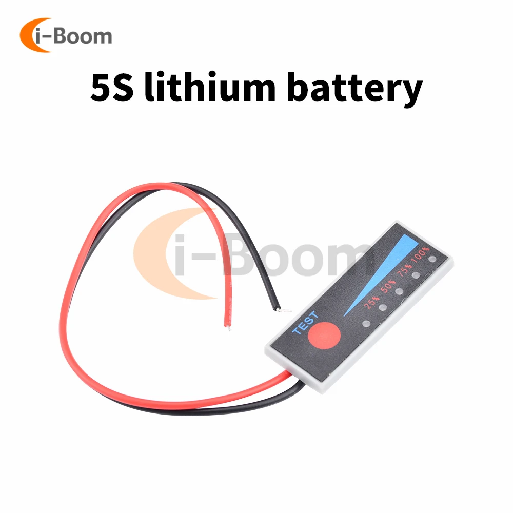 2S 3S 4S 5S 8.4V 12.6V 16.8V 21V Lithium Battery Li-po Li-ion Capacity Indicator Board Power Display Charging Charge LED Tester