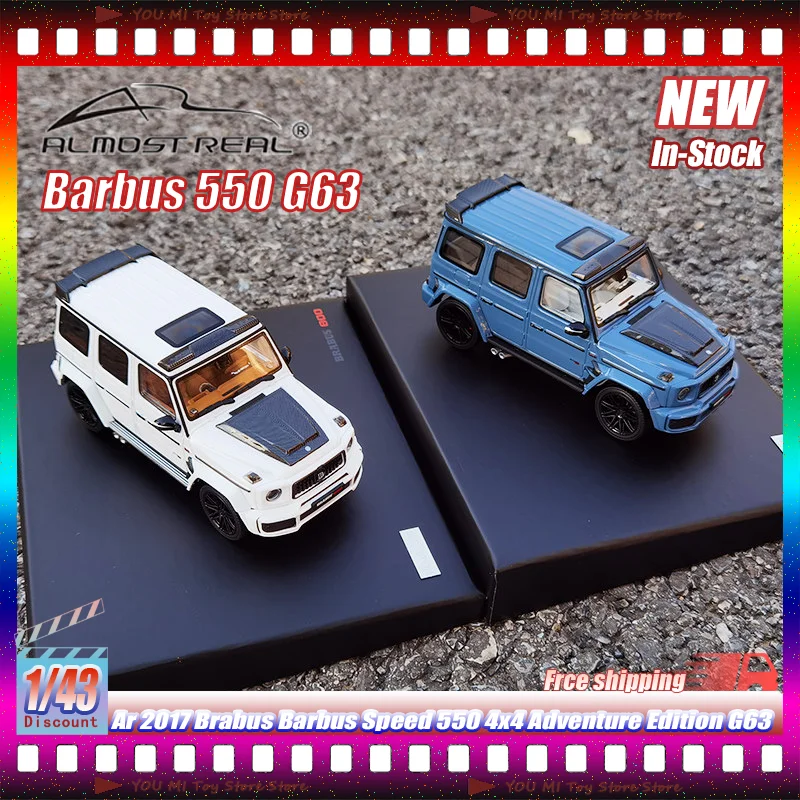 

New 1:43 Ar 2017 2020 Brabus Barbus Speed 550 4x4 Adventure Edition G63 Alloy Miniature Die-Casting Model Toys Gift For Children