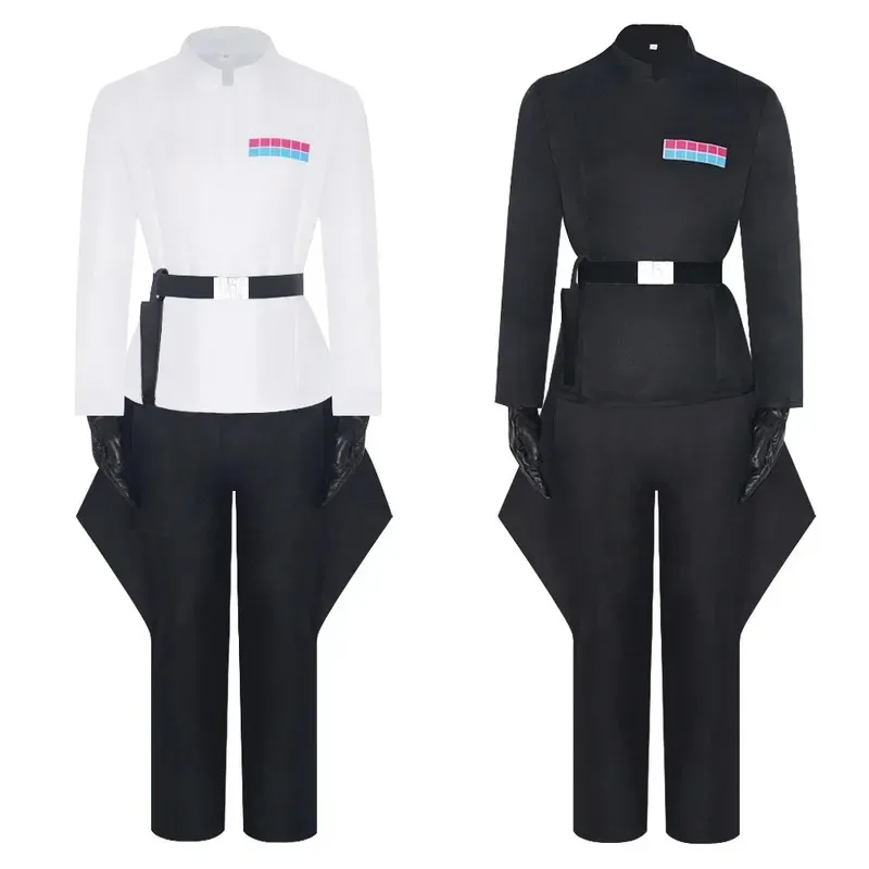 

Костюм для косплея из фильма Guerre Stellari, костюм императорского офицера, топы, брюки, аксессуары для плаща, полный комплект, униформа офицера для ролевых игр на Хэллоуин