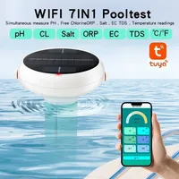 Tuya ZigBee Intelligent Chlorin Meter 7in1 PH ORP Total Dissolved Solids Salinity Temp CL Test Meter swim Pool Water Test