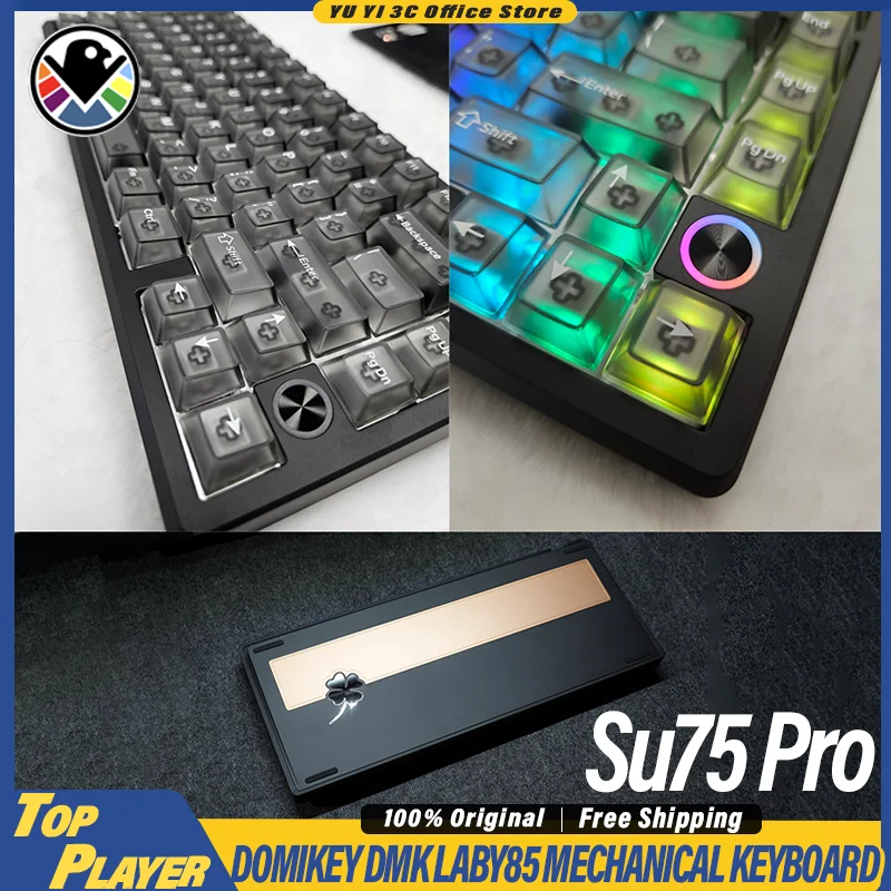 

Игровая клавиатура Everglide Su75 Pro, магнитный переключатель Wukong, 0,001 мм RT, высокая производительность, частота сканирования 256 КБ, частота дискретизации 8 К, динамическая RGB