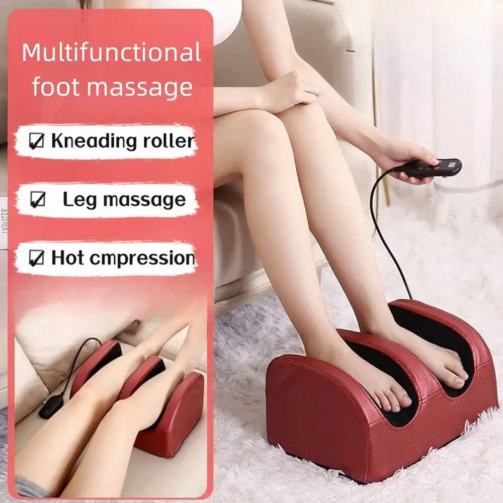 

Infrared Heating Electric Heat Foot Massager Remote Control Shiatsu Body Massage Deep Muscles Knead Roller Salud Relax Therapy