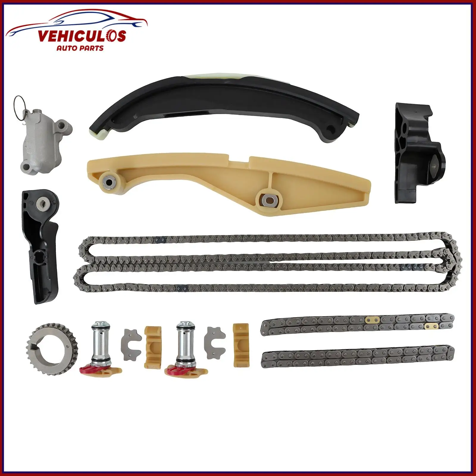 

1Set Timing Chain Kit For Lincoln MKZ Ford Edge Eplorer F150 Flex Mustang Taurus Transit 3.5 3.7L Engine High Quality Car Part