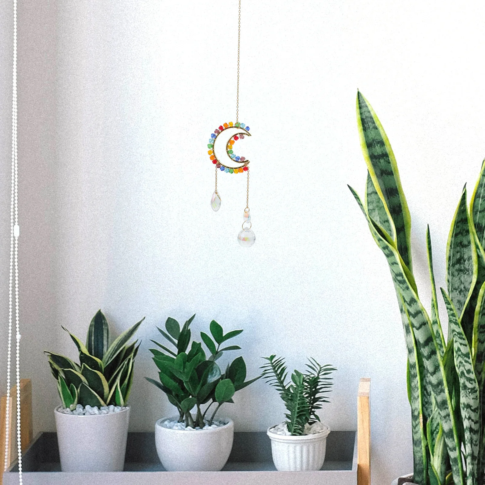 

Crystal Sun Catcher Hanging Decor For Window Suncatcher Pendant Prism Garden Party Wall Car Wind Chime Ornament