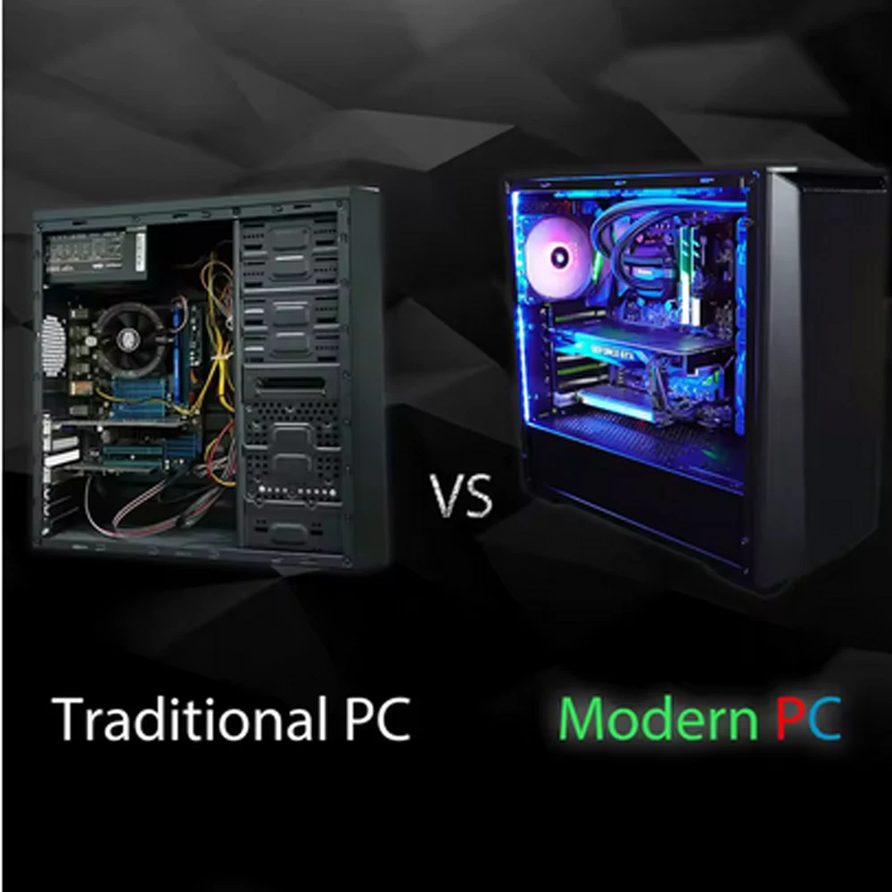 12V 4pin RGB LED Strip Lights Computer Case Lighting Control Compatible with MSI ASUS Aura SYNC AORUS ADD Header for PC
