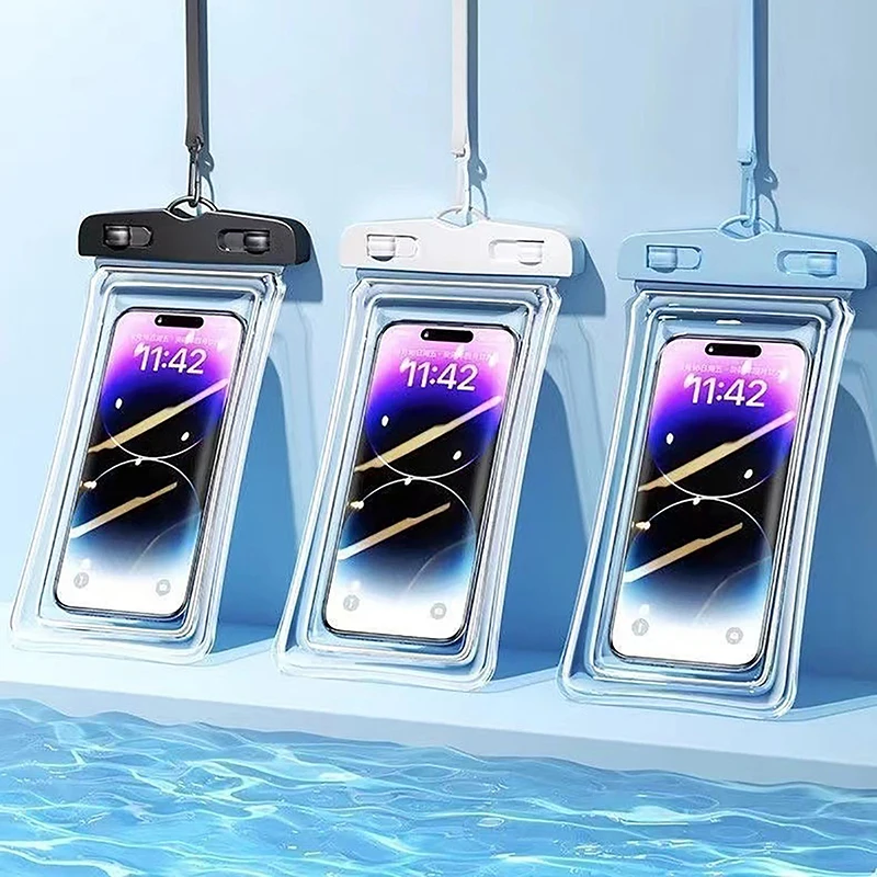 

Водонепроницаемая сумка для мобильного телефона с сенсорным экраном, самозапечатывающаяся сумка для плавания, прозрачный водонепроницаемый чехол для мобильного телефона