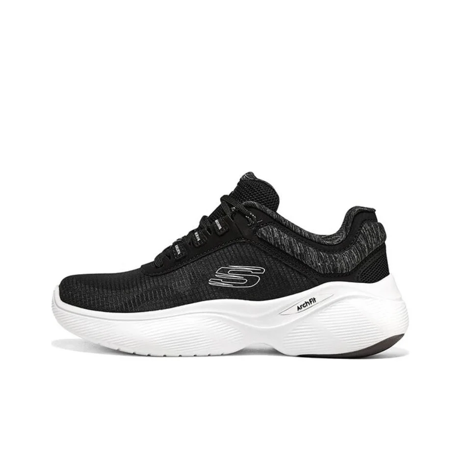 Skechers Arch Fit Running Shoes Women's Low Top Black 149985-BKW