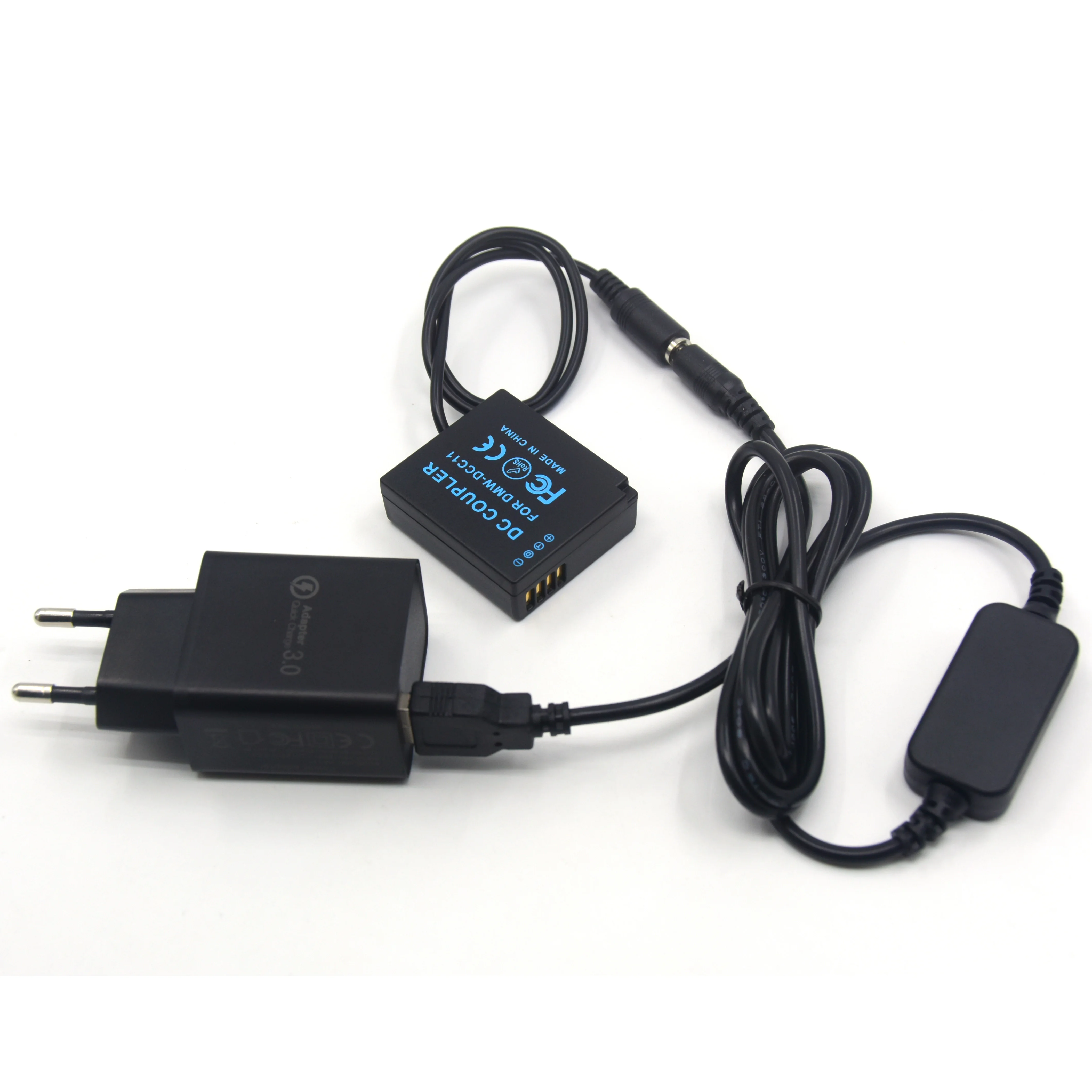 

Зарядное устройство 18 Вт + USB-кабель постоянного тока + BLG10 BLE9 Фиктивный аккумулятор для камеры Lumix GF5 GF6 GX80 GX86 GX7 Mark II ZS60 70 S6 TZ100 Соединитель DCC11