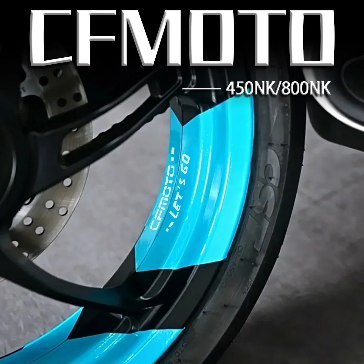 For CFMOTO cf moto 800NK 800 nk 450NK 450SR 450sr Motorcycle Wheel Sticker Rim Arrow Decal Hub Accessories Stripe Tape