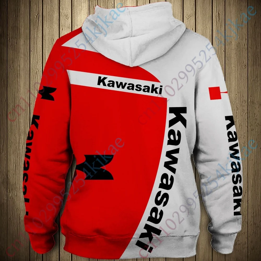 Kawasaki パーカー長袖フード付きスウェットシャツ原宿パーカー男性服ユニセックススポーツスウェットシャツカジュアル 3D 印刷トップ