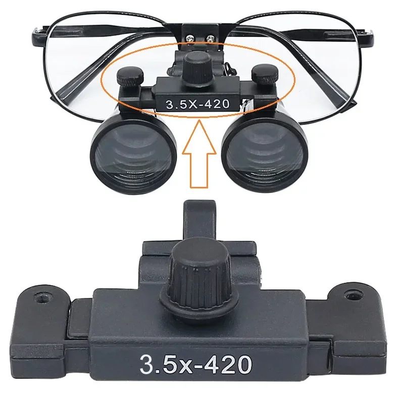 Binocular Loupe Retractile Clip Replaceable Accessories for Medical Oral Dentisty Binocular Loupe Magnifying Glass Accessories