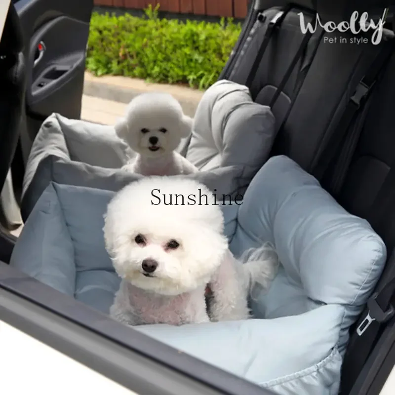 Car dog special seat cushion safety pet car passenger seat a nest dual-purpose kennel