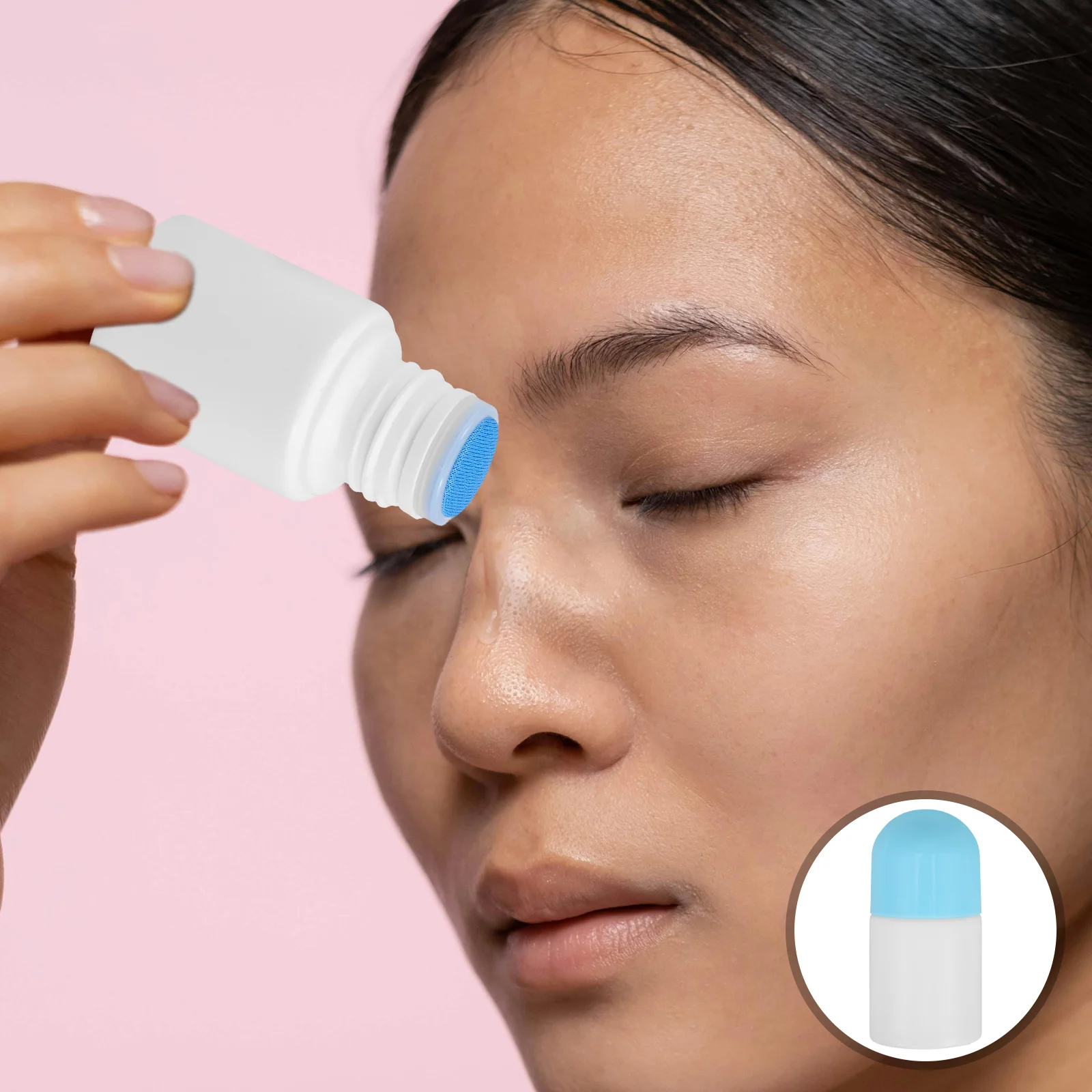 6 Pcs Plastic Bottle Smear Medicine Travel Sponges Continuous Mist Spray Portable Applicator