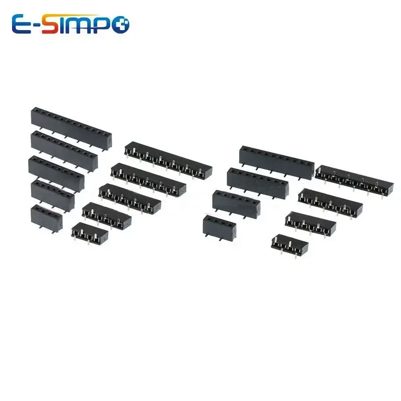 20pcs 2.0mm SMD 1*3P 4P5P6P8P10P12P20P 40P PH2 Short Profile Gold Rohs PCB SMT Single Row Female Pin Header Socket Connector