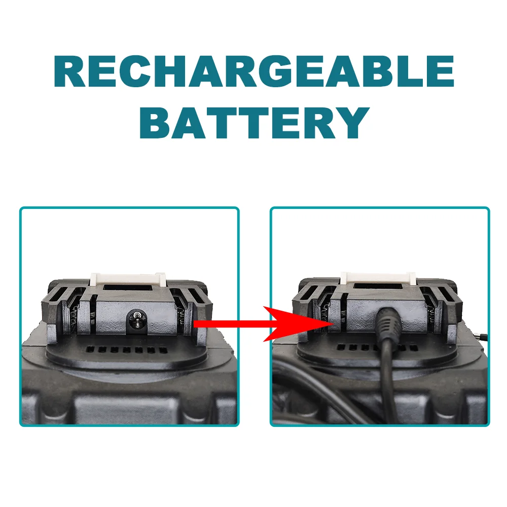 Imagem -05 - Bateria de Lítio Recarregável para Makita Chave sem Fio Martelo Broca Ângulo Moedor Motosserra Chave de Fenda 18v 21v 2.0 4.0 6.0ah