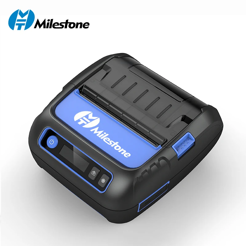 

Milestone Mini Portable Pos Printer 80mm Mobile Bluetooth Printer with 2 Printing modes Thermal Receipt Printer Imprimante