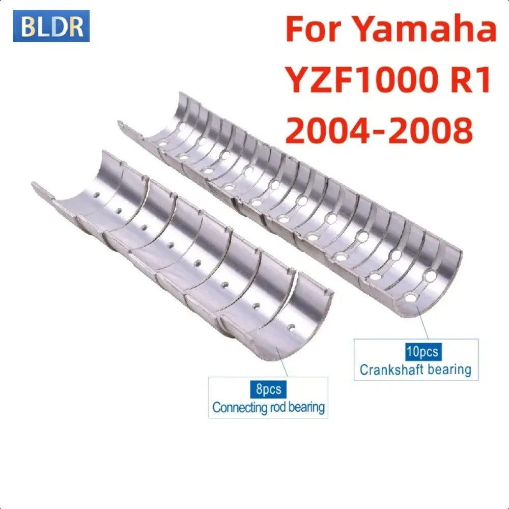 

Motor bike AccessoriesConnecting Rod Crankshaft Main Bearing Kit For Yamaha YZF1000 YZF-R1 YZF 1000 R1 2004 2005 2006 2007 2008