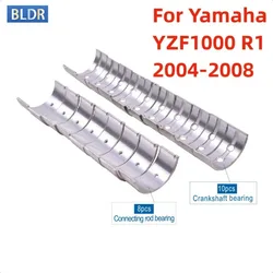 Motor bike AccessoriesConnecting Rod Crankshaft Main Bearing Kit For Yamaha YZF1000 YZF-R1 YZF 1000 R1 2004 2005 2006 2007 2008