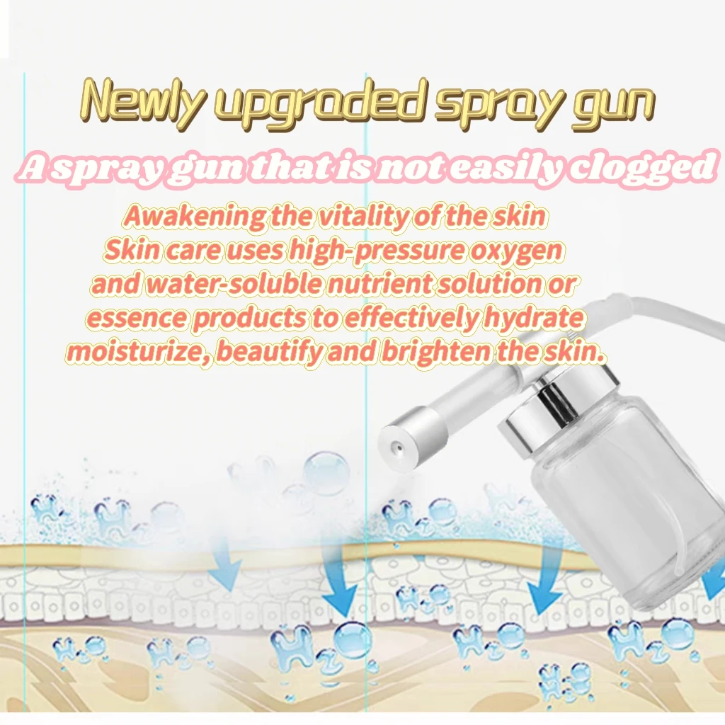 360-градусный визуальный маленький пузырьковый косметический инструмент, инструмент для скульптуры воды для удаления черных точек, чистки и инъекционного кислорода для быть