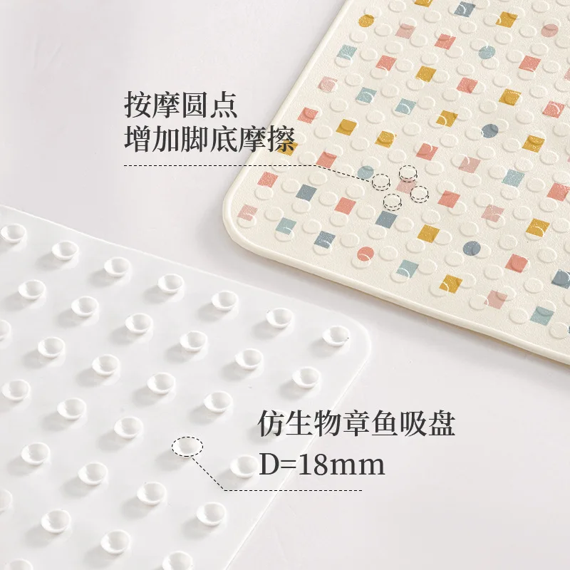 PVC Simple Bathroom Children Non-Slip Carpet